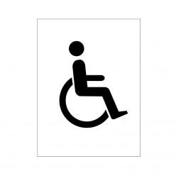 Disabled Toilet Sign 150mm...