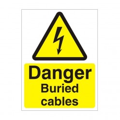 Danger Buried Cables Safety...
