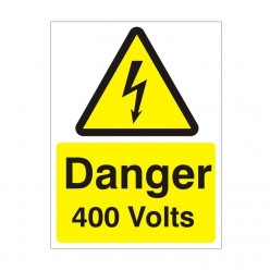 Danger 400 Volts Electrical...