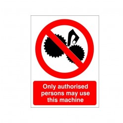Only Authorised Persons May...
