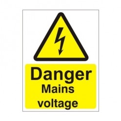 Danger Mains Voltage Safety...