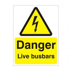 Danger Live Busbars Safety...