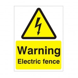 Warning Electric Fence...