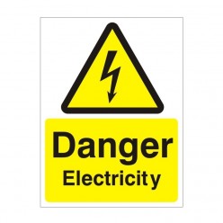 Danger Electricity Safety Sign
