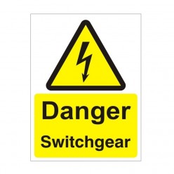 Danger Switchgear Safety Sign 