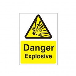 Danger Explosive Sign 