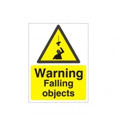 Warning Falling Objects Sign