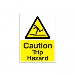 Caution Trip Hazard Warning...