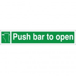 Push Bar To Open...