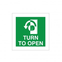 Turn To Open Arrow Left Sign 
