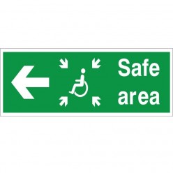 Refuge Safe Area Sign