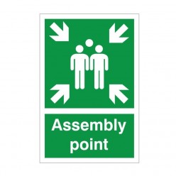 Assembly Point Sign - 200mm...