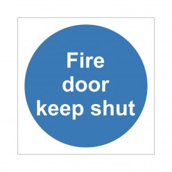 Fire Door Keep Shut Sign 