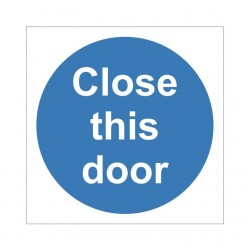 Close This Door Sign 