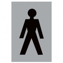 Aluminium Male Toilet Sign...