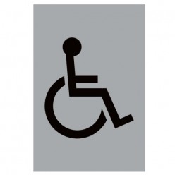 Disabled Aluminium Door Sign 