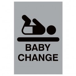 Aluminium Baby Change Sign...
