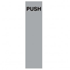 Push Aluminium Door Sign 
