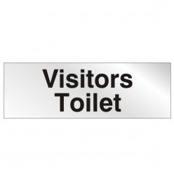 Prestige Visitors Toilet Sign