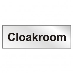 Prestige Cloakroom Sign