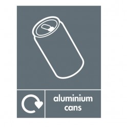 Aluminium Cans Recylcing Sign 