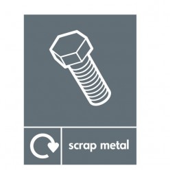 Scrap Metal Recycling Sign 