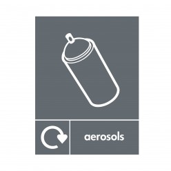 Aerosols Recycling Sign