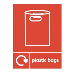 Plastic Bags Recycling Sign 