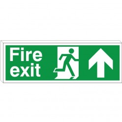 Double Side Fire Exit Arrow...