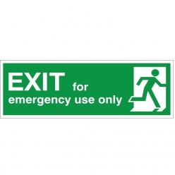 Exit For Emergency Use Only...
