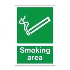 Smoking Area Sign 200mm x...