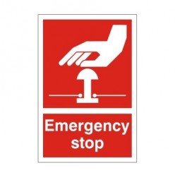 Red Emergency Stop First...