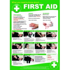 First Aid Poster 420mm x 595mm