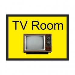 TV Room Dementia Sign 300 x...