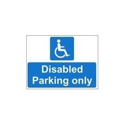 Disabled Parking Only 600 x...