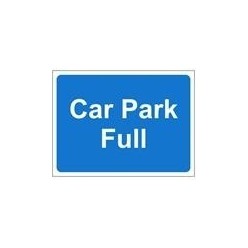 Car Park Full Sign 600 x 450mm