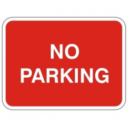 No Parking Sign 600 x 450mm