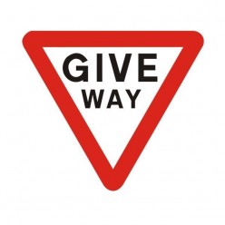 Give Way Traffic Sign - 600mm