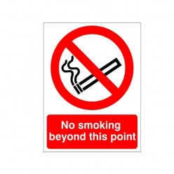 No Smoking Beyond This...