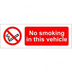 No Smoking In This Vehicle...