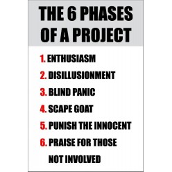 The 6 Phases Of A Project...