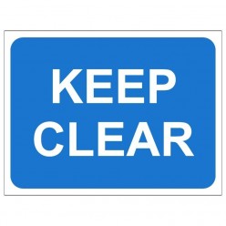 Keep Clear Temporary...