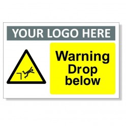 Warning Drop Below Sign...