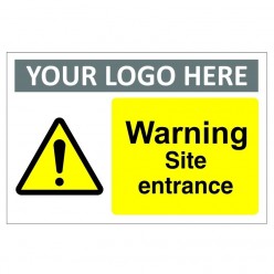 Warning Site Entrance Sign...