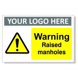 Warning Raised Manholes...