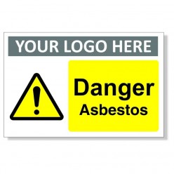 Danger Asbestos Sign With...
