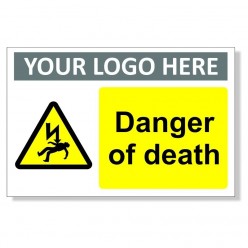 Danger Of Death Sign With...