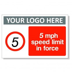 5 MPH Speed Limit In Force...