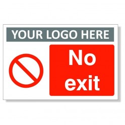 No Exit Sign With or...