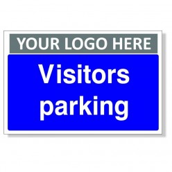 Visitors Parking Sign With...
